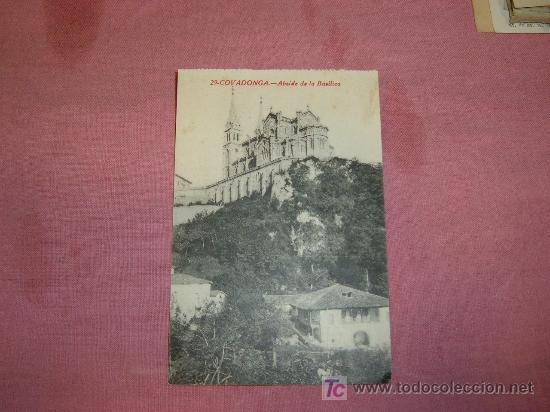 Postcards: COVADONGA ABSIDE DE LA BASILICA COLEC V ERO