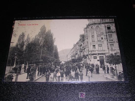 Postales: OVIEDO, CALLE DE URIA - Foto 1