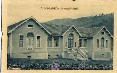 Postales: VEGADEO, HOSPITAL,  ASILO,               P14190 - Foto 1