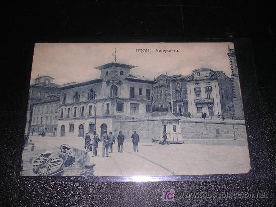 Postales: GIJON, ANTEPUERTO - Foto 1