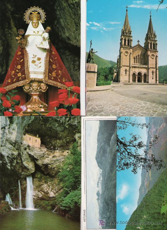 Cartoline: BONITO LOTE DE 5 POSTALES DE ASTURIAS