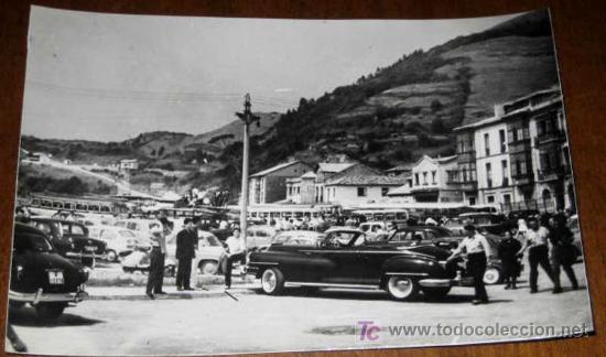 Cartoline: ANTIGUA FOTO POSTAL DE DESCENSO DEL RIO SELLA (ASTURIAS) - PIRAGUISMO - 123 -A&Ntilde;OS 50-60 - RIBADESELL