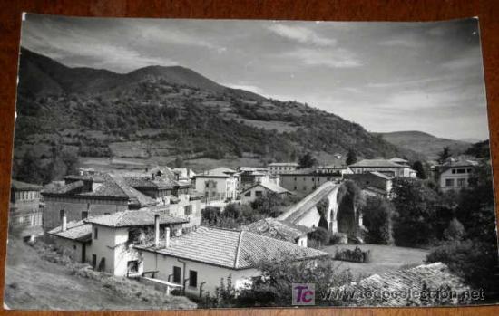 Postais: ANTIGUA FOTO POSTAL DE CANGAS DE ONIS (ASTURIAS) - 101 - EDICIONES ARTIGOT - SIN CIRCULAR - ESCRITA