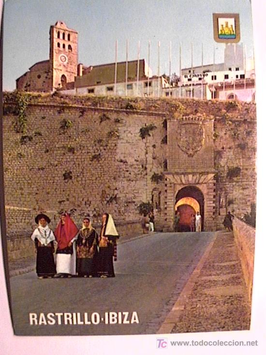 Cartoline: POSTAL DE IBIZA DE LOS A&Ntilde;OS 80