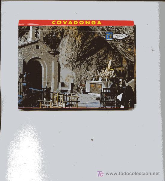 Postales: COVADONGA BLOCK 10 TARJETAS - Foto 1