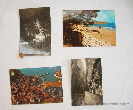 Postales: Lote de 4 postales de Asturias. - Foto 2