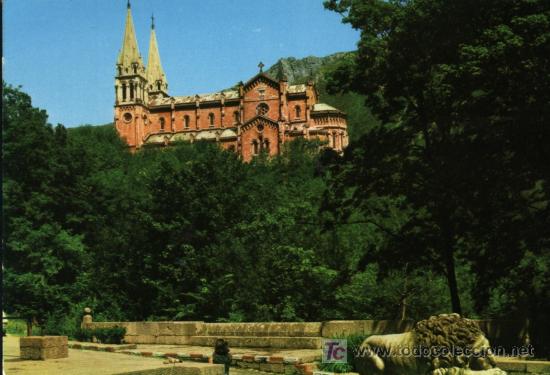 Postales: COVADONGA. ASTURIAS. LA BASILICA - Foto 1