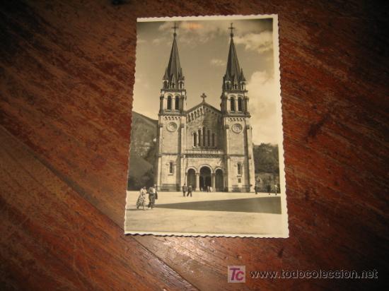 Postales: COVADONGA   BASILICA   FACAHADA PRINCIPAL - Foto 1