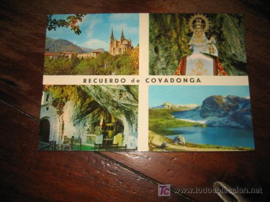 Postales: RECUERDO DE COVADONGA - Foto 1