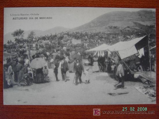 Postales: ASTURIAS - D&Iacute;A DE MERCADO - Foto 1