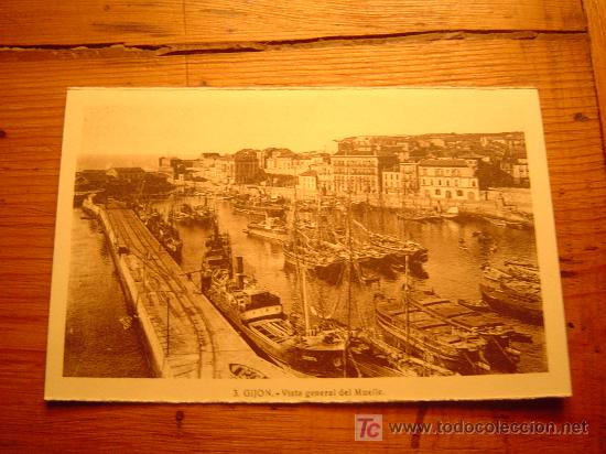 Postales: Interesante postal de Gijon - Foto 1