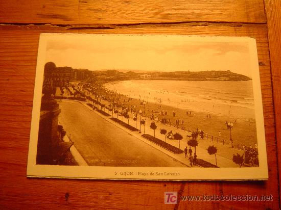 Postales: Interesante postal de Gijon - Foto 1