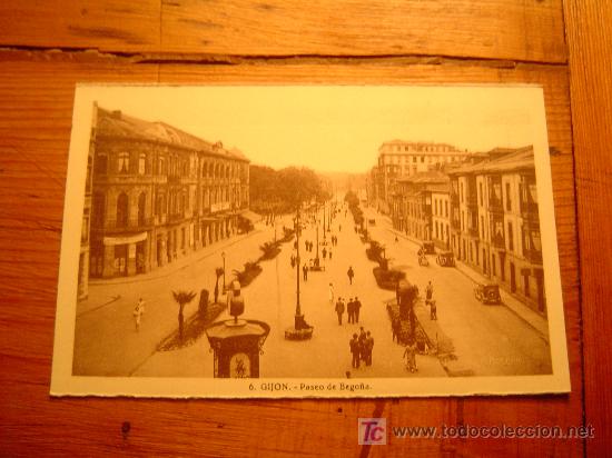 Postales: Interesante postal de Gijon - Foto 1