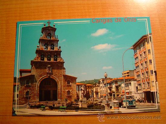 Postales: POSTAL CANGAS DE ONIS AVENIDA COVADONGA SIN CIRCULAR - Foto 1