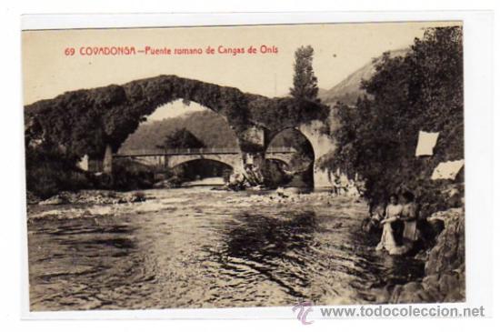 Cartoline: covadonga. n&ordm; 69. Puente romano de Cangas de On&iacute;s.  Colec. V. Ero. Sin circular.