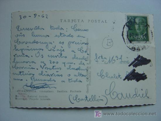 Postales: COVADONGA - REF.: K-903 - Foto 2