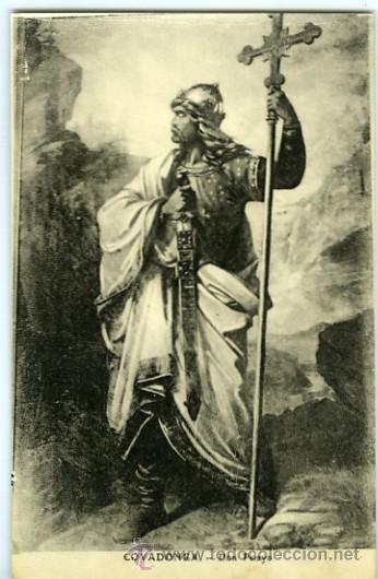 Postcards: POSTAL COVADONGA DON PELAYO