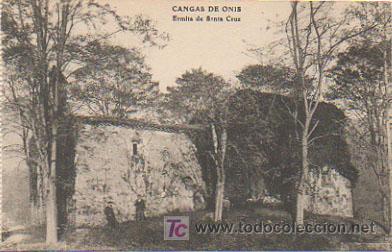 Postales: CANGAS DE ONIS. ERMITA DE SANTA CRUZ. (ED. E J G) - Foto 1