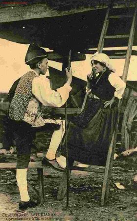 Postales: COSTUMBRES ASTURIANAS - Foto 1