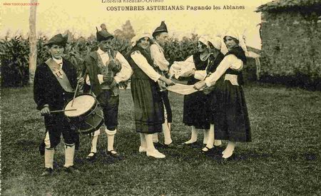 Postales: COSTUMBRES ASTURIANAS - Foto 1