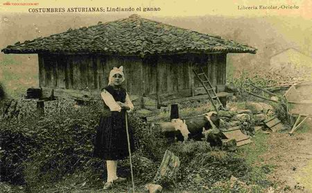 Postales: COSTUMBRES ASTURIANAS - Foto 1