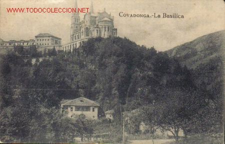 Postales: TARJETA POSTAL DE COVADONGA. LA BASILICA. - Foto 1