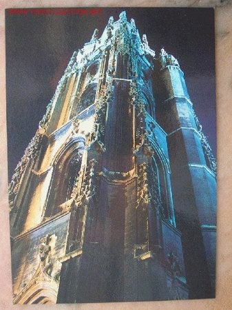 Postales: POSTAL TORRE DE LA CATEDRAL DE OVIEDO. - Foto 1