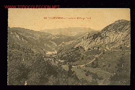 Cartoline: TARJETA POSTAL N&ordm;94 DE COVADONGA - CARRETERA DEL LAGO ENOL