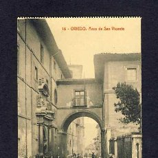 Postales: POSTAL DE OVIEDO (ASTURIAS): ARCO DE SAN VICENTE (ED.LA ESFERA NUM.18) (ANIMADA). Lote 9754491