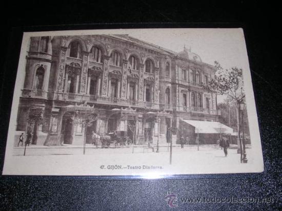 Postales: 47 GIJON - TEATRO DINDURRA - Foto 1