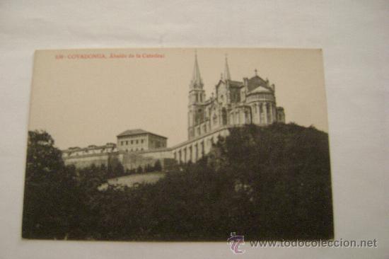 Postales: COVADONGA.ABSIDE DE LA CATEDRAL 04001 - Foto 1