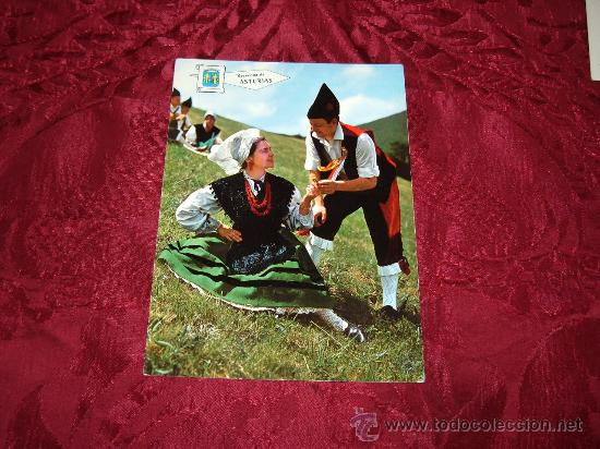 Postais: asturias traje tipico,euro ediciones