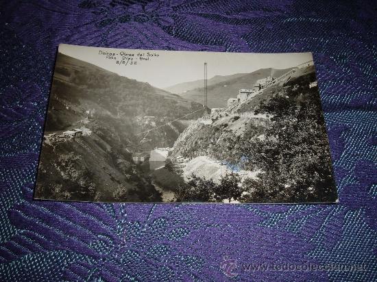 Postais: postal fotografica doiras-obras del salto foto diaz boal 8-8-32