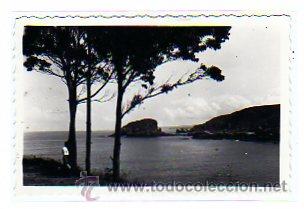 Postcards: Aviles. a&ntilde;os 50. n&ordm; 41. Santa Mar&iacute;a del Mar. Paisaje con la Pe&ntilde;a Ladrona. ed A. Nu&ntilde;ez.