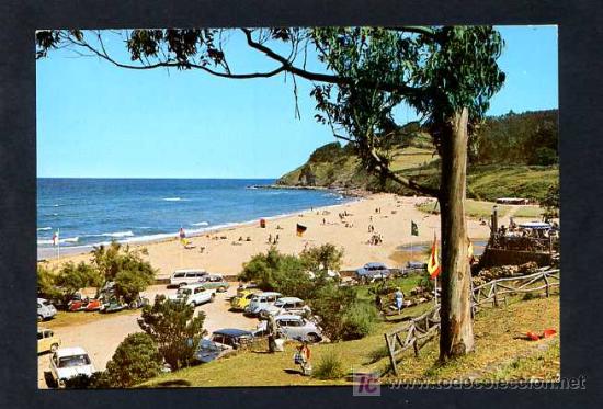 colunga. *playa de la cabaña del mar* edc. ala - Buy Postcards from  Asturias on todocoleccion