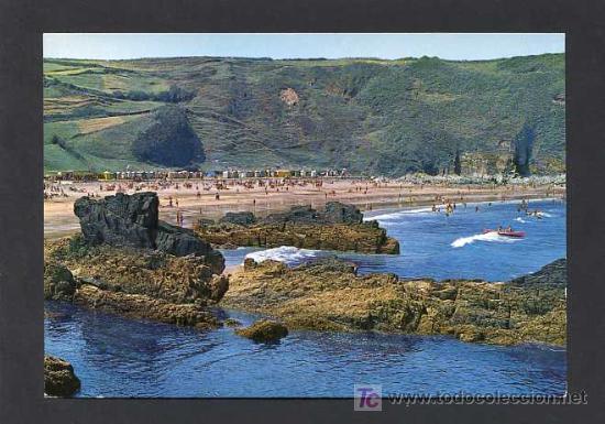 Postales: Luarca. *Playa de Salinas*  Edc. G. Garrabella - SRC n&ordm; 8. Nueva - Foto 1