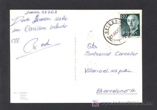 Postales: Luarca. *El puerto* Edc. Alarde n&ordm; 3. Circulada - Foto 2
