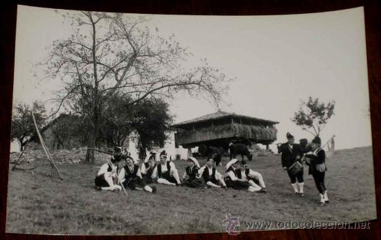 Postais: ANTIGUA FOTO POSTAL FOLKLORE ASTUR - ASTURIAS - ED. ALARDE - NO CIRCULADA.