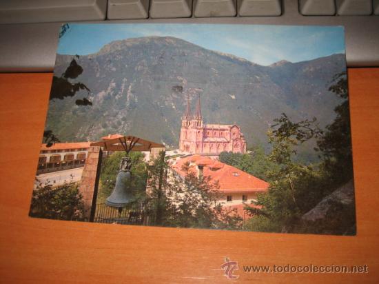 Postales: N&ordm; 9-COVADONGA  BASILICA   CIRCULADA - Foto 1
