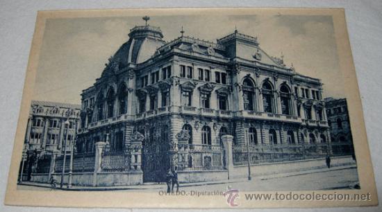 Postkarten: ANTIGUA POSTAL DE OVIEDO - DIPUTACION - EDICIONES ARRIBAS -  DE CONSERVACION - NO CIRCULA