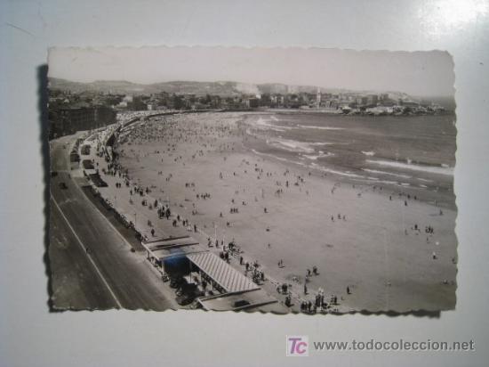 Postkarten: GIJON: PASEO VICTORIA Y PLAYA (ARRIBAS 208) POSTAL
