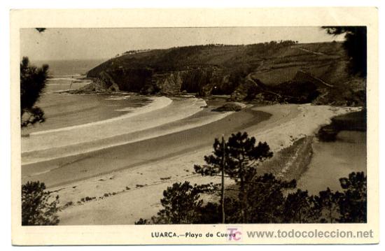 Postales: LUARCA, PLAYA DE CUEVA,     P24361 - Foto 1