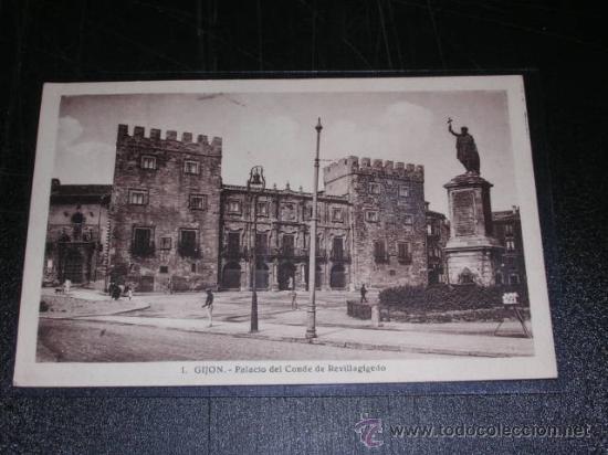 Postcards: 1 GIJON - PALACIO DEL CONDE DE REVILLAGIGEDO