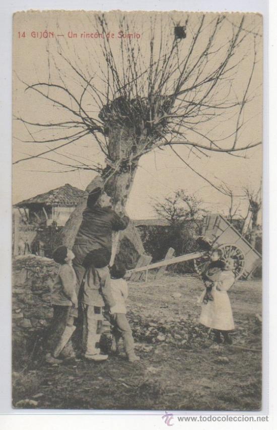 Postcards: TARJETA POSTAL DE GIJON UN RINCON DE SOMIO ASTURIAS