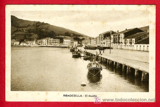Postales: RIBADESELLA , EL MUELLE  , P31.024 - Foto 1