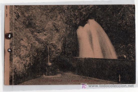 Postcards: TARJETA POSTAL DE COVADONGA, ASTURIAS N&ordm; 27. LA FUENTE DEL MATRIMONIO. COLECCION V. ECO