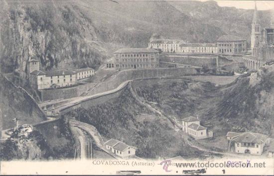 Postcards: COVADONGA(ASTURIAS).-VISTA GENERAL
