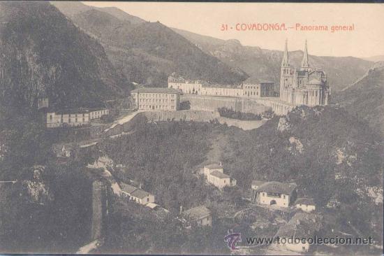 Postcards: COVADONGA(ASTURIAS).-PANORAMA GENERAL