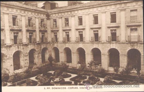 Postcards: CORIAS(ASTURIAS).-P.P. DOMINICOS.-INTERIOR DEL CLAUSTRO