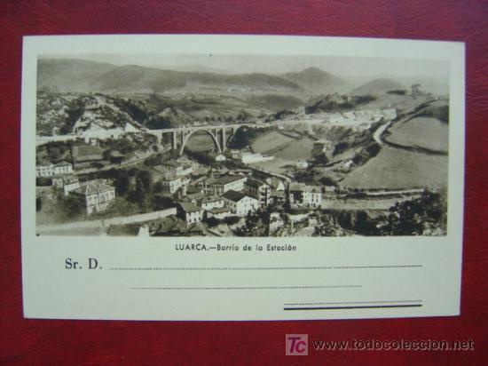 Postales: LUARCA, BARRIO DE LA ESTACION - Foto 1